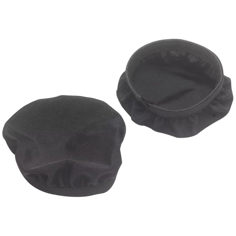 

audiophile headphone cover telescopic Washable dustproof sweatproof Prevention of deterioration General purpose For 9-11cm black 1 pair set