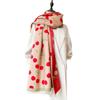 Sweet and cute cherries! Imitation cashmere scarf women's winter women's versatile long shawl scarf warm dual-purpose