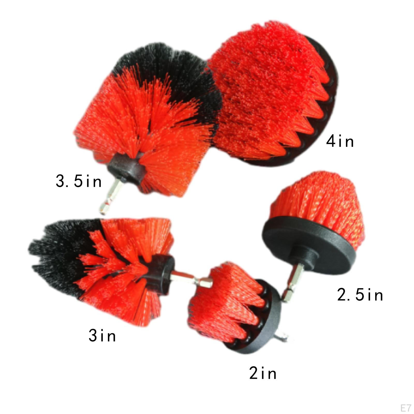 5 шт. Набор насадок для сверлильных щеток Мощный скребок для чистки салона автомобиля — фото 8