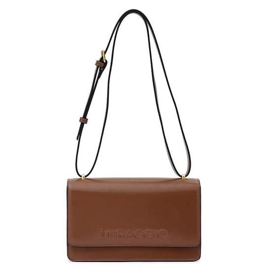 Miraggio June Shoulder Bag for Women - Brown