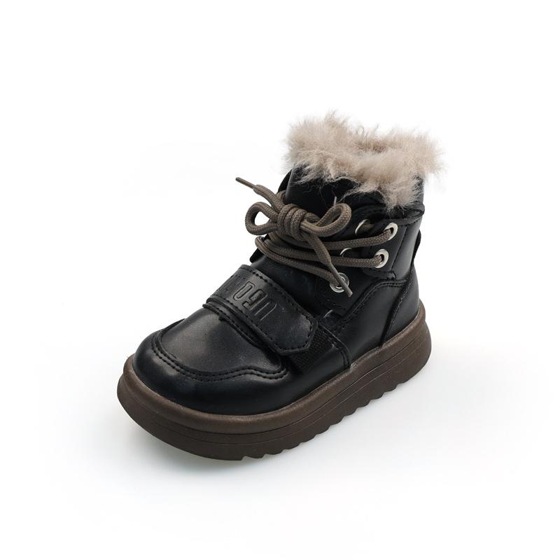 Детские зимние сапоги новые большие хлопковые короткие сапоги 35