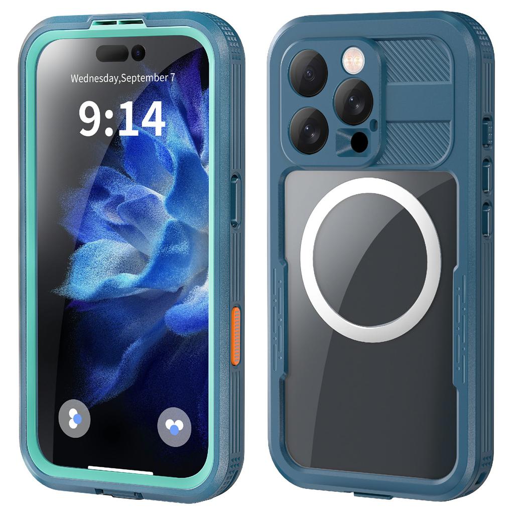 REDPEPPER For iPhone 16 Pro Case Compatible with MagSafe IP68 Waterproof Clear Phone Cover