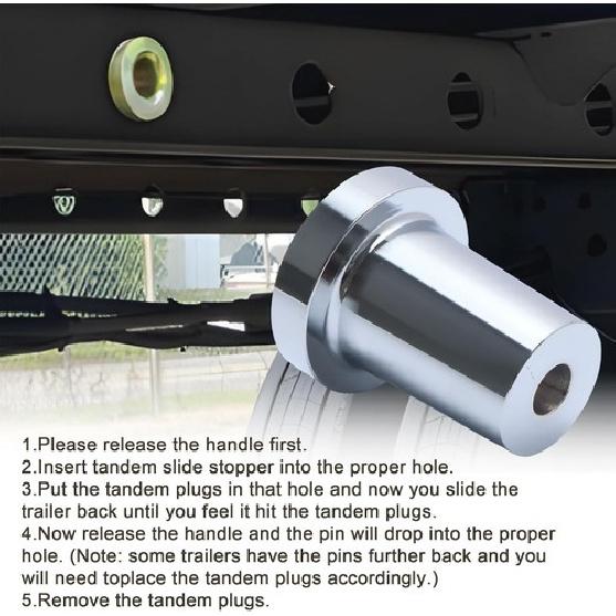 Tandem Slide Stopper, Locking Pin Tandem Stopper, Slider Stop Lock Pin Tool for