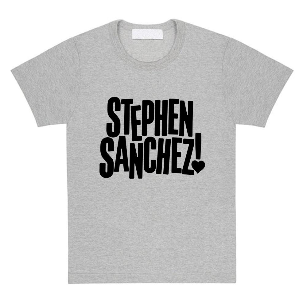 Exclamation Heart Logo T-Shirt Singer Stephen Sanchez Design Print Tshirts O-neck Short Sleeve Cotton Female Tees Graphic Merch