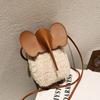 2025 Autumn and Winter New Animal Bag Fashion Japan and Korea Leisure Mini Shoulder Crossbody Granular Wool Lamb Mobile Phone Bag