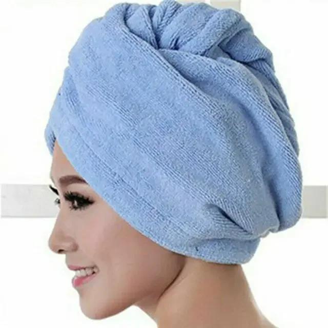 Saugfähige Weiche Handtuchkappe für Frauen, Duschhaube Kopfhauben, Schwimmhandtuch Schnell Trocknender Haar-Turban-Wickel