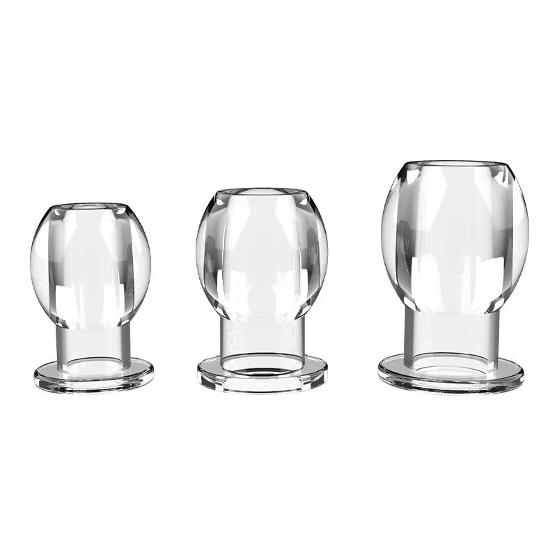 Hollow Butt Plug SM Enema Speculum Anal Trainer Anus Expander Anal Dilator Anus Cleaning  Toys Buttplug Sex Toys For Women