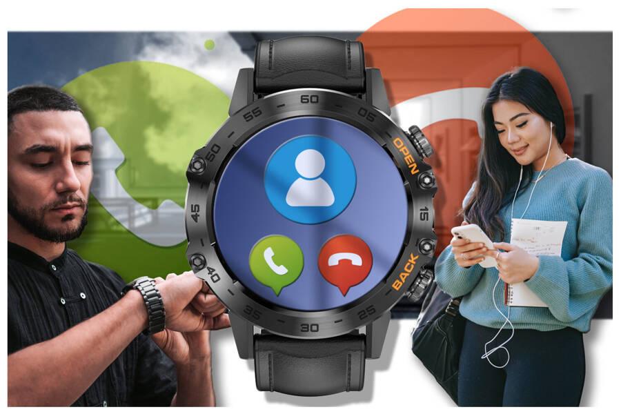 Men's Smartwatch Gravity Gt9-5 - Making Calls, Blood Pressure Monitor (Sg021E)