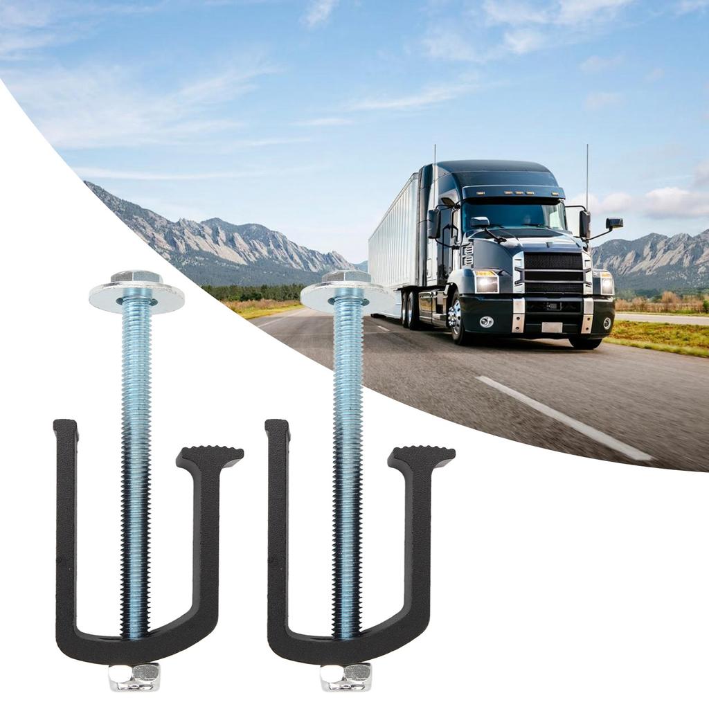 2 Set Truck Tool Box Clamp Rust Proof Aluminum Truck Tool Box Tie Down Clamp for Truck Tool Box