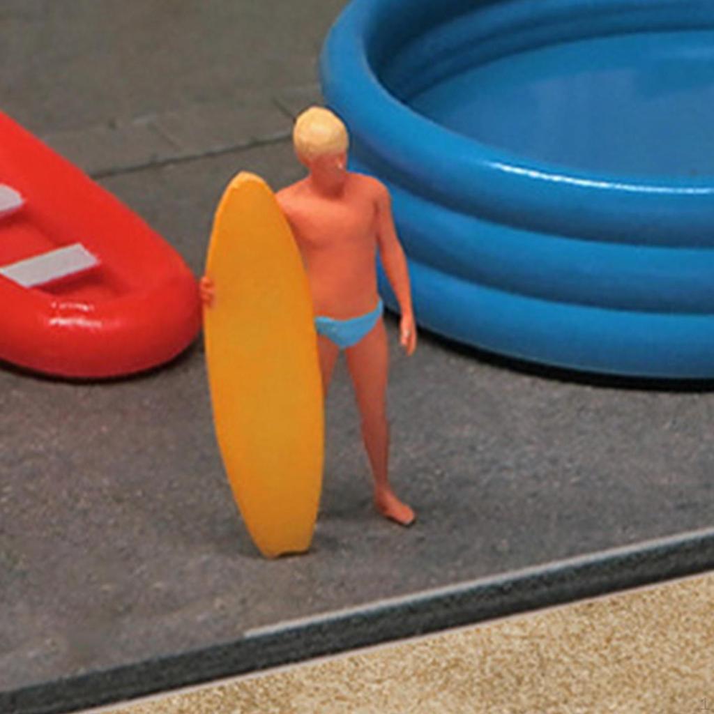 1/64 Scale Figures, Miniature People for Layout Design