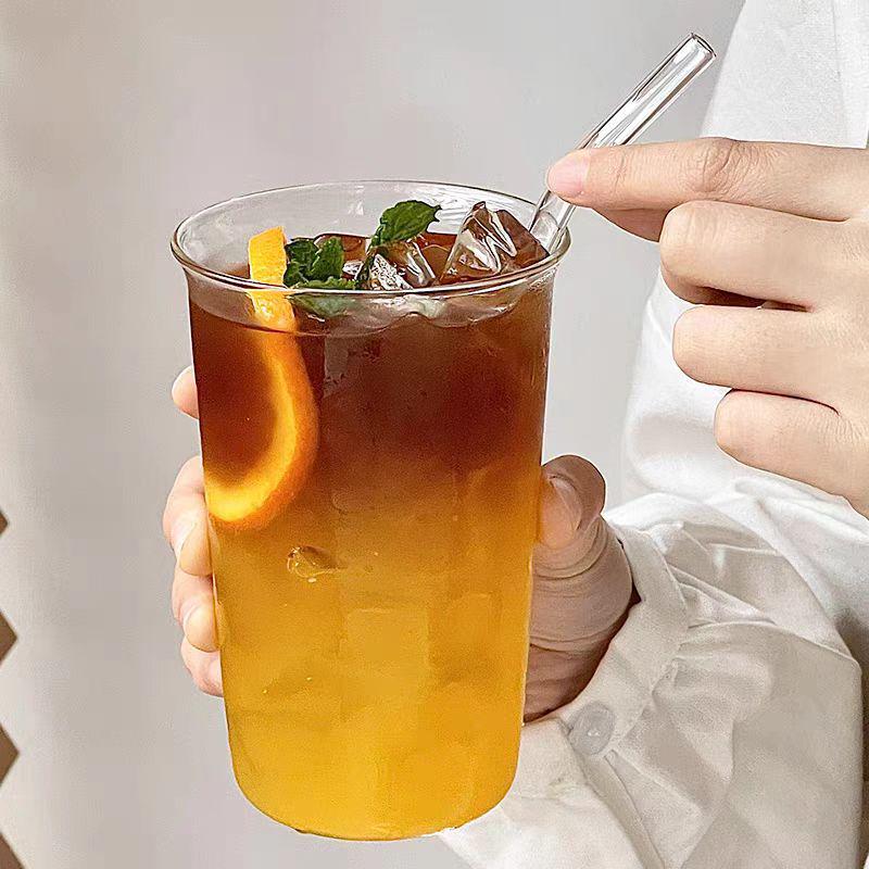 High-Value Cafe-Style Borosilicate Glass Cup for Coffee, Cold Drinks, or Water