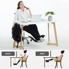 DMcore Canvas Foot Rest Hammock, Adjustable Mini Foot Rest Stand Under Desk Home Office … (Black)