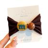 2025 New Cute Elastic Letter Bead Hair Ties for Girls - No Trace, Non-Tight Hair Accessories