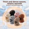 Cable Knit Knit Hat Scarf Set 2-Piece Set Thick Warm Beanie Hat Winter Cap Neck Warmer  Outdoor Use
