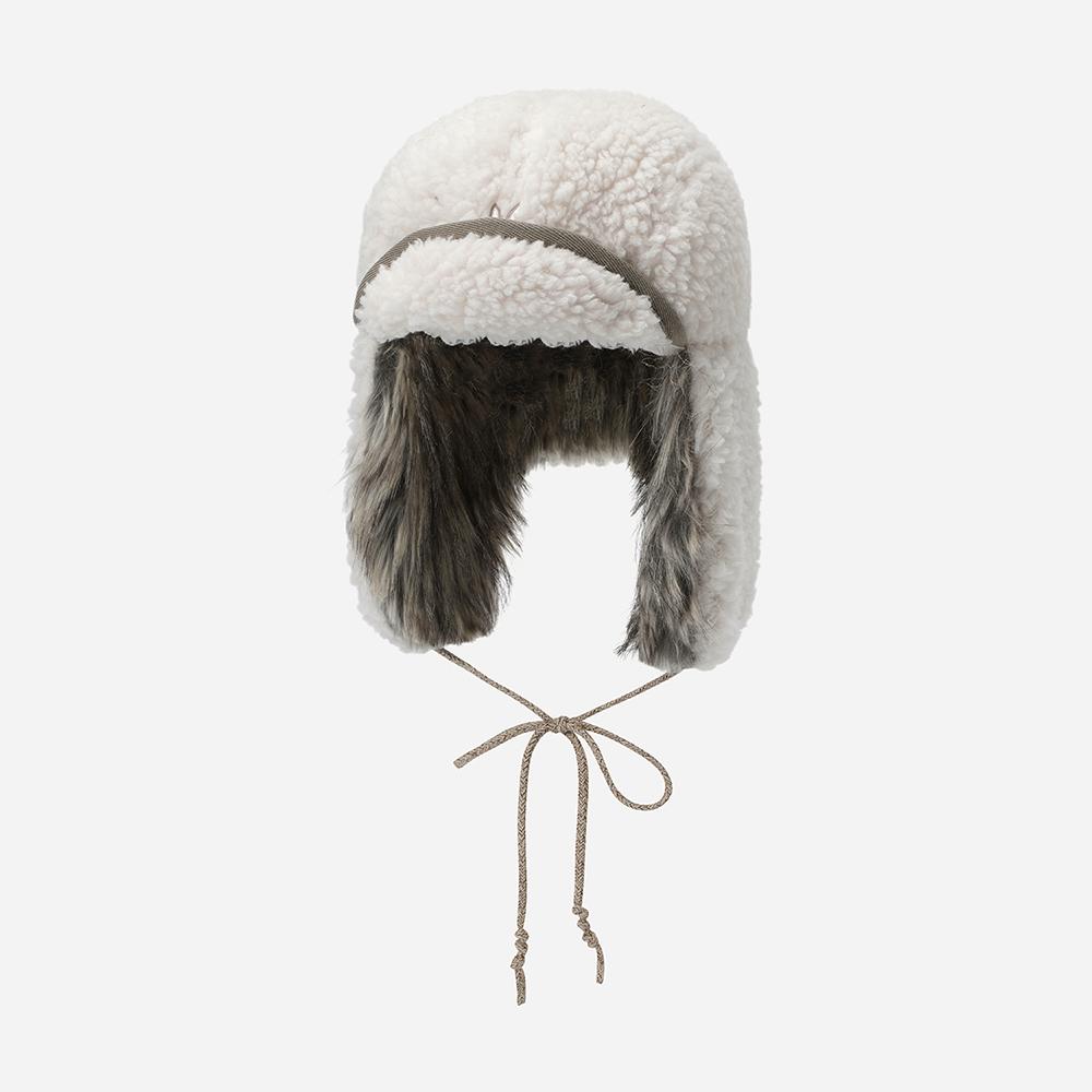 DOD Heatrest Mixper Fleece Trooper Cap (Ivory Dark)