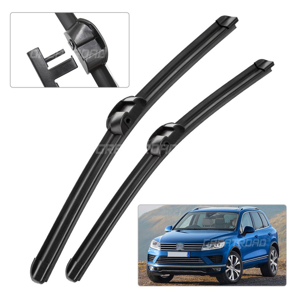 For VW Touareg 2008-2018 2009 2010 2011 2012 2013 2014 2015 Wiper Front Wiper Blades Windshield Windscreen Window Brush 26"+26"