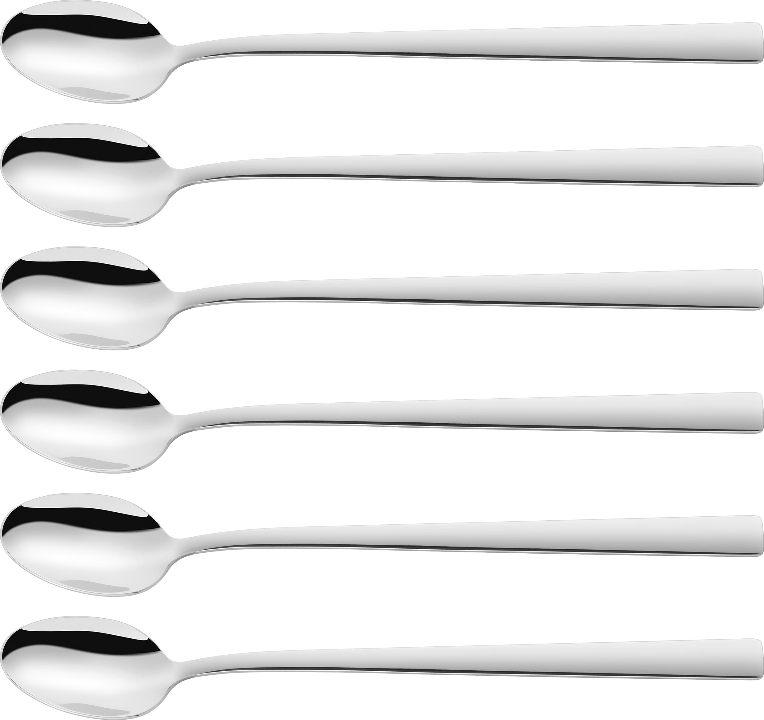 ZWILLING Long Drink Spoon 6pcs Melon Dessert Drink Long Spoon Japanese Dinner  Diner Set  - Coffee, Latte, Macchiato, Soda, Parfait, [Official