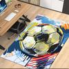 Soccer Printed Carpet, for Office Chair Living Room Bedroom Kitchen Room Decor Gifts.
