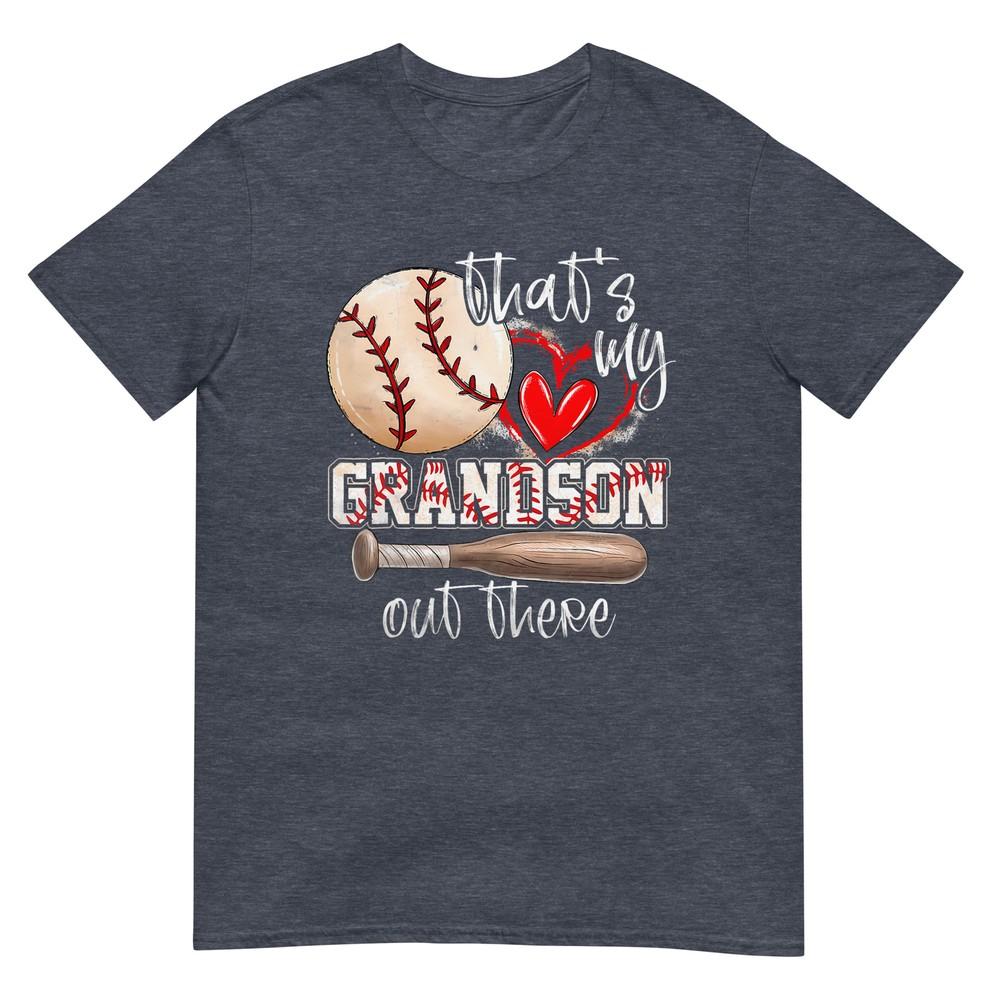 Thats My Grandson Out There Baseball Grandma Mothers Day TShirt
