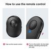 Wireless Bluetooth Selfie Stick For Android/iOS Selfie Bluetooth Remote Control Rechargeable Bluetooth Fast Connection