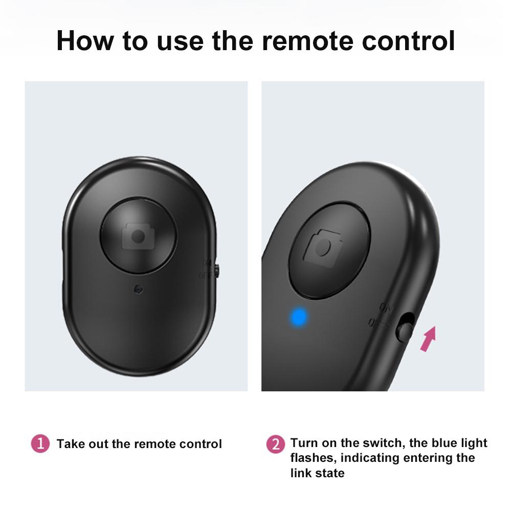 Wireless Bluetooth Selfie Stick For Android/iOS Selfie Bluetooth Remote Control Rechargeable Bluetooth Fast Connection