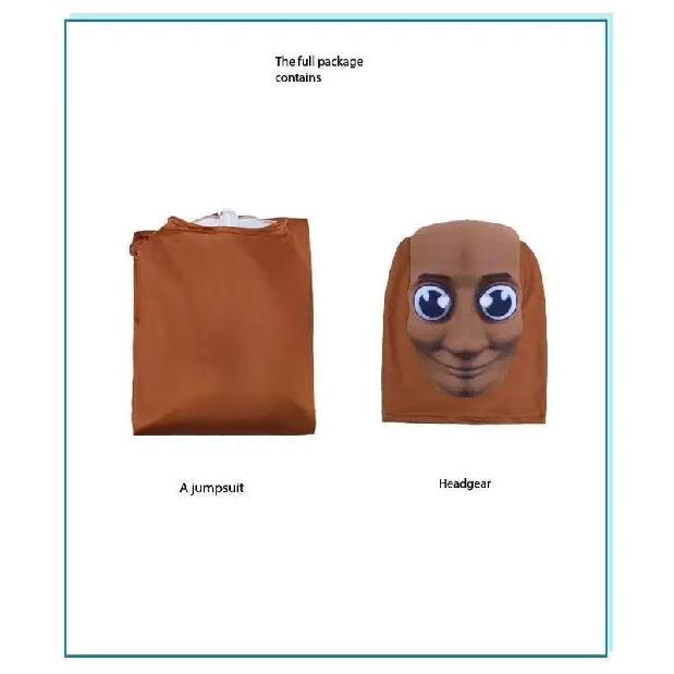 New Tung TungTung Sahur Adult Cosplay For Children Cartoon Jumpsuit Bodysuit Italian Brain Costumes Party Italian Brainrot Gifts