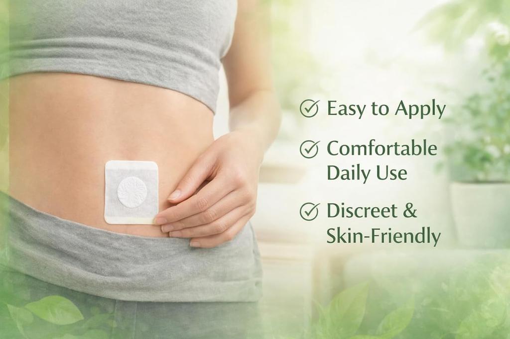 Ayurvedic Herbs Sugar Patch for Diabetes Care | Natural Blood Sugar Support Patch | Herbal Wellness Patch for Daily Sugar Balance Support | Easy-to-