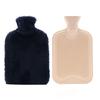 Sophia Layers Soft Faux Fur 1.7L Muff Hot Water Bottle - Navy Blue