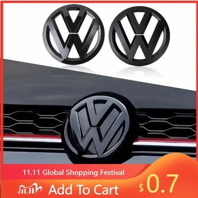 New 80% New Car Cover Front and Back Grille Emblem Badge Logo New Golf 7 MK7 GTI Car Styling