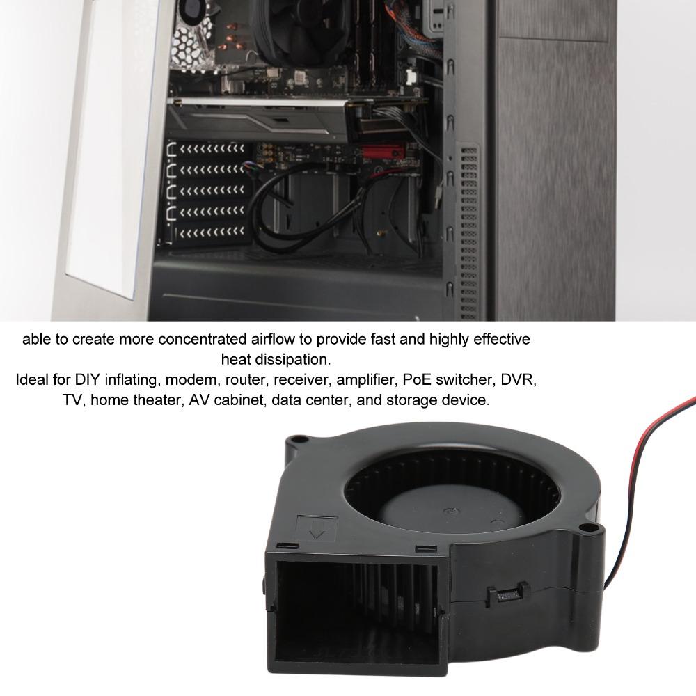 75x75x30mm Cooling Blower Fan DC 12V Brushless Cooling Fan Computer Case Cooler  Computer Chassis