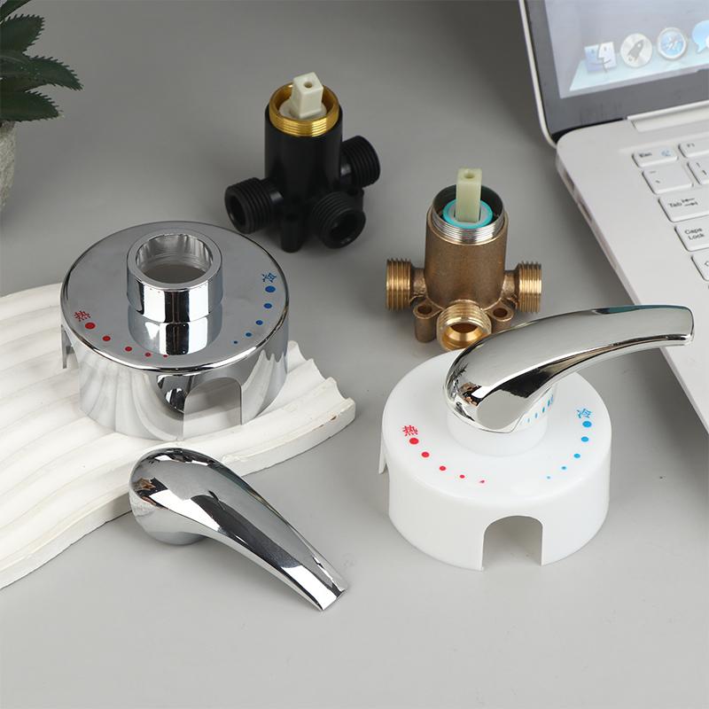 Wall-Mounted Mixing Valve Shower Valve And Cold Switch Electric Water Heater Exposed Shower Cold And Switch