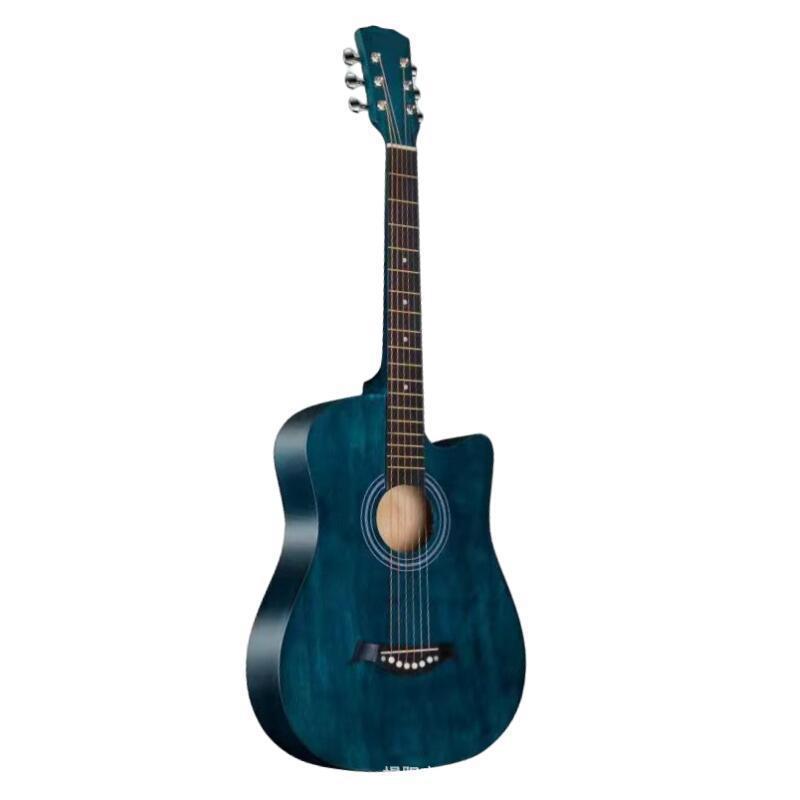 Začátečnická lidová kytara - Velké množství lípového dřeva Cvičný nástroj