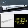 ABS Chrome Car Rear Windshield Window Windscreen Rain Wiper Cover Trim Frame Fit For Volkswagen T-Roc 2018 - 2025 Accessories