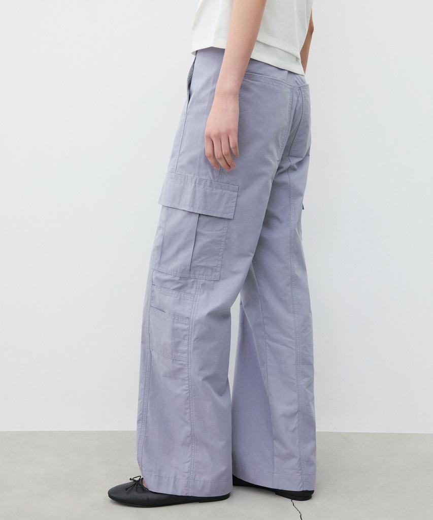 SUARE WOMEN Utility Cargo Pants Mute Blue