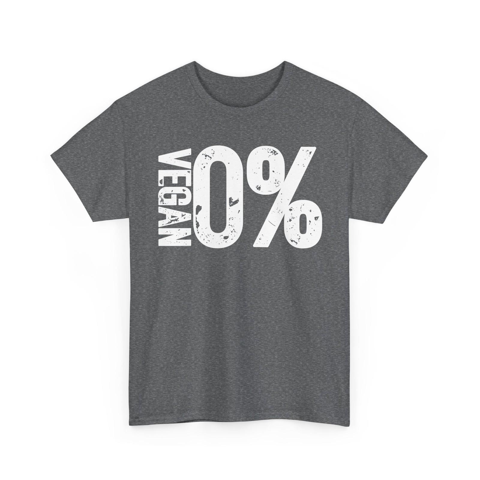 BBQ T-Shirt, Zero Percent Vegan Meat Lovers Carnivore Barbecue Shirt M