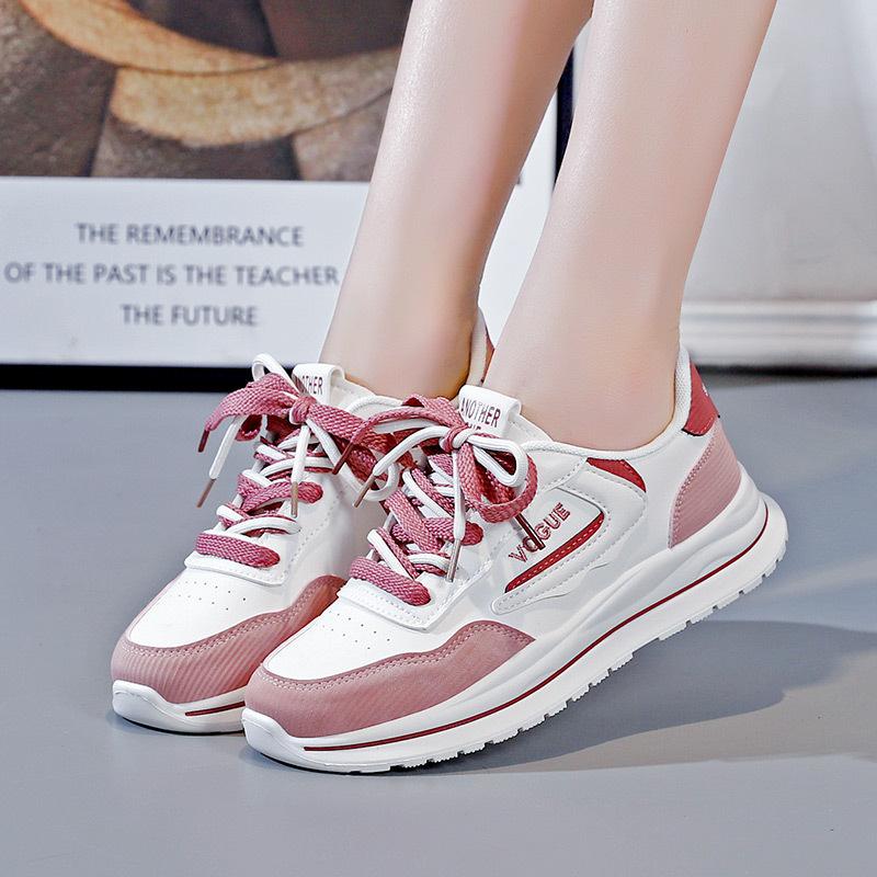 Platform sneakers spring and autumn ins low-top shoes breathable casual single shoes comfortable
