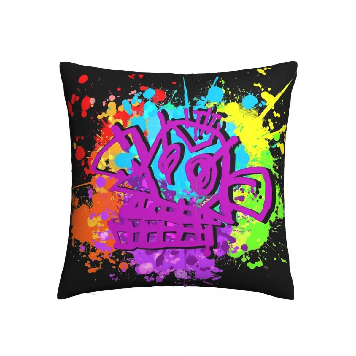 

Аркейн Джинкс Обезьяна Граффити Подушки Наволочка Подушка Дом Диван Кресло Принт Декоративный Куссен 30x30cm