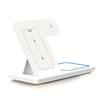 15W Fast Wireless Charger Stand 3 In 1 Foldable Charging Station For iPhone 15 14 13 12 11 Apple Watch 9 8 7 6 5 Airpods Pro
