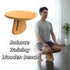 Trainingsbank Massivholz Holz Yoga Bank Abnehmbar Einfache Yoga Bank Kreative Holz Trainingsbank Meditation