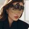 Party Mask Masquerades Mask Venetians Mask Half Face Mask Women Lace Eye Mask Blindfold for Halloween Costume Party