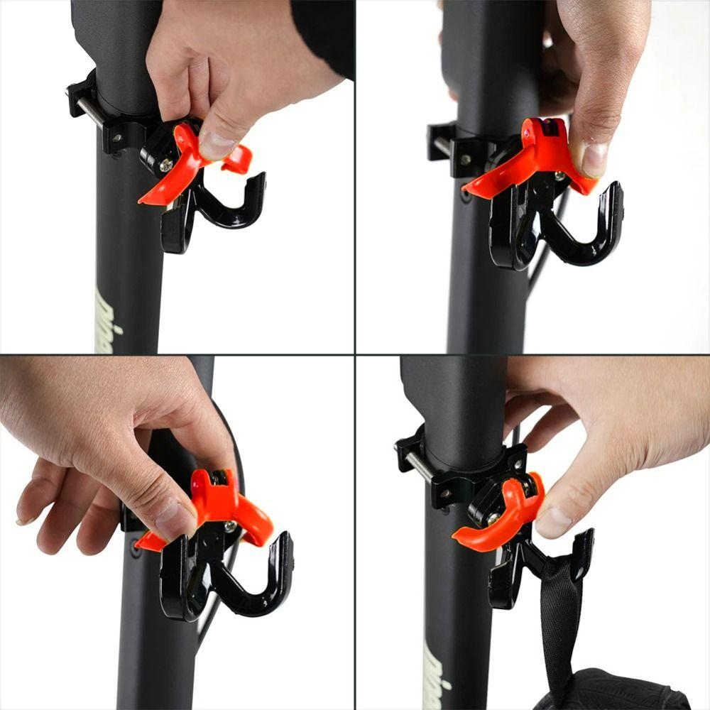 Lightweight Luggage Hook Aluminum Alloy Helmet Hook Utility Electric Scooter Hook  Bike Accessories