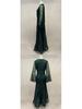 Elegant Black Fishtail Lace Evening Gown for Women