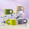 Living Well High Value Color Glaze Mug Event Gift Box Ins Style Coffee Cup Water Cup Wedding Souvenir