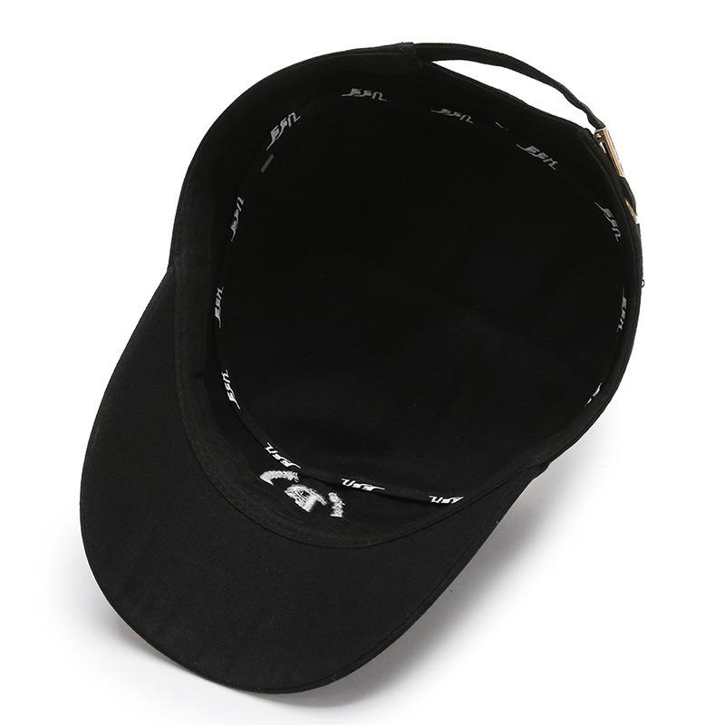 Autumn Hat Personality Spring and Autumn Flat Top Hat Alphabet Baseball Cap Outdoor Street Embroidery Cap