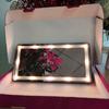 Rechargeable Makeup Mirror with Dimmable Touch 60 LEDs 3 Light Modes for Car Sun Visors Interior Accessory Quick Install