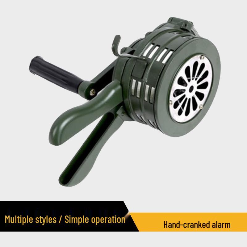 Portable Hand-Cranked Emergency Alarm