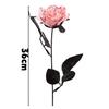 10/1PCS Artificial Roses Flowers Black Silk Rose Bouquets with Eyeballs for Halloween Party Decorations Horror Props DIY Craft