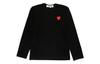 Comme Des Garcons Play Red Stacked Heart L/S T Shirt AZ-T292-051-1