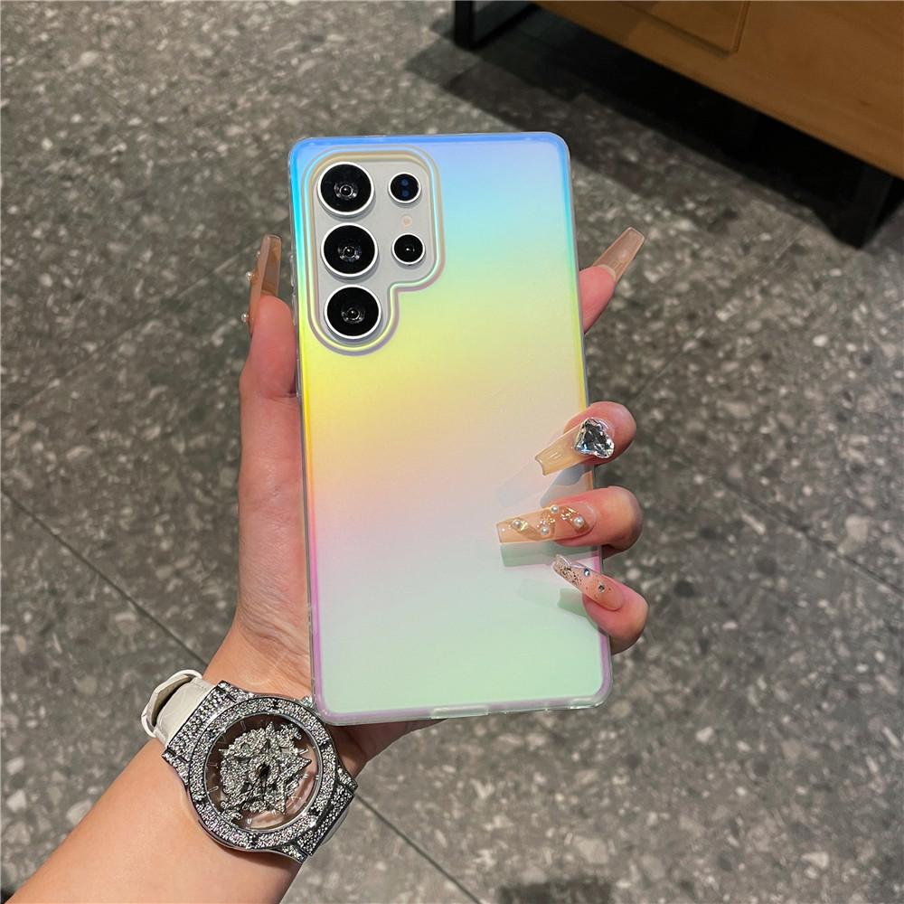 

Подходит для Samsung Galaxys25ultra Магнитный чехол для мобильного телефона с присоской Матовый S24 Градиентный S25plus Цветной с гальваническим покрытием Противоударный чехол S23 FE