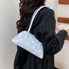 Sweet Leather Underarm Bag Lightweight Commuting Bag Cute Polka Dot Shoulder Bag  Party